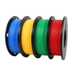 SKILPRO - Flexible PLA++ Filament pakke - Rød, gul, mørkeblå og grøn - 4 x 1 kg SKILPRO - Flexible PLA++ Filament pakke - Rød, gul, mørkeblå og grøn - 4 x 1 kg